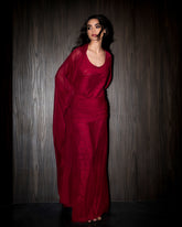 Obi dress set- Burgundy